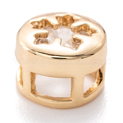 Véritables maillons multibrins en laiton plaqué 18k or véritable incrusté de zircone cubique&nbsp;X-KK-A154-01G-E
