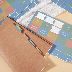 6 Stück monatliche Plan-Haftnotizen aus Papier&nbsp;DIY-TADJ0001-15B