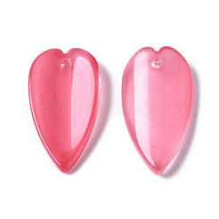 Прозрачный лак окрашенные стеклянные подвески&nbsp;GGLA-S054-013A-04