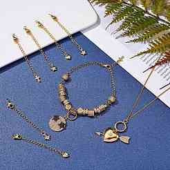 8 Stück 4 Stil Messing Micro Pave Zirkonia Kettenverlängerung&nbsp;KK-SZ0005-61