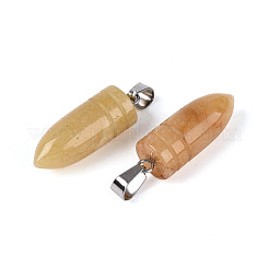 Натуральный топаз нефрита подвески&nbsp;G-N349-16P-06