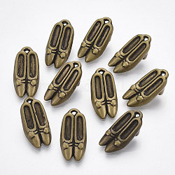 Ccb-Kunststoffanhänger, Schuhe mit hohen Absätzen, Antik Bronze, 11x21x12 mm, Bohrung: 1 mm, ca. 480 Stk. / 500 g.