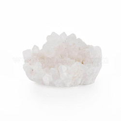 Natürliche Druzy Quarzkristallhauptdekorationen, Display-Dekorationen, Nuggets, 70~116x40~100x30~58 mm