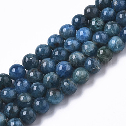 Natürliche Apatit Perlen Stränge, Runde, Klasse A, 7 mm, Bohrung: 1 mm, ca. 57 Stk. / Strang, 15.16 Zoll (38.5 cm)