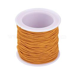 Corda elastico, arancione scuro, 1mm, circa 22.96 iarde (21 m)/rotolo