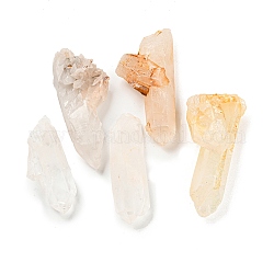 Nuggets Natural Quartz Crystal Home Display Decoration, Healing Stone Wands, for Reiki Chakra Meditation Therapy Decos, 60~77x21~37x18~31mm