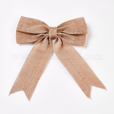 Leinen Bowknot&nbsp;DIY-WH0089-02-1