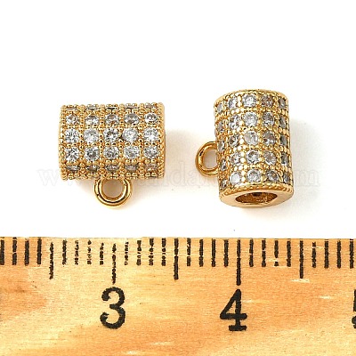 Латунные дужки из латуни с микропаве из кубического циркония&nbsp;LS-KK-M277-09E-G-1