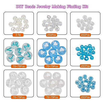 DIY-Perlen-Schmuckherstellungs-Set&nbsp;DIY-YW0004-99-1