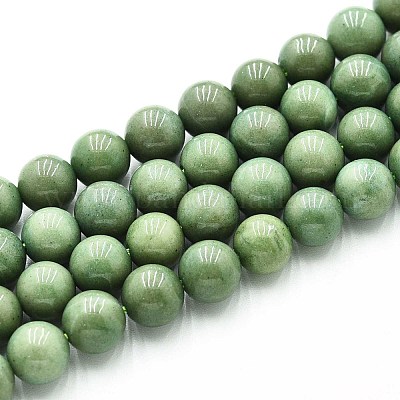 Природного кварца нитей бисера&nbsp;G-N355-8mm-67-1