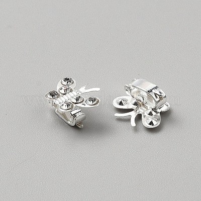 Застежка для волос в виде бабочки из сплава со стразами для женщин и девочек&nbsp;OHAR-WH0011-56A-1