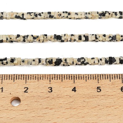 Natur Dalmatiner Jaspis Perlen Stränge&nbsp;GG-CBA2498-C09-01-1