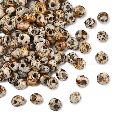 Пикассо стеклянные бусины&nbsp;LS-SEED-Q038-03E-1