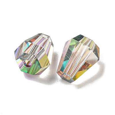 Гальванические стеклянные бусины&nbsp;EGLA-Z004-03F-1