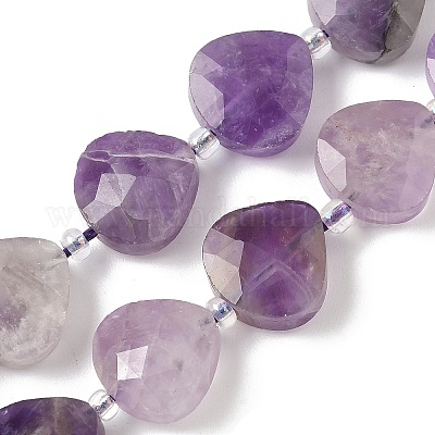 Natürlichen Amethyst Perlen Stränge&nbsp;G-D316-A07-1