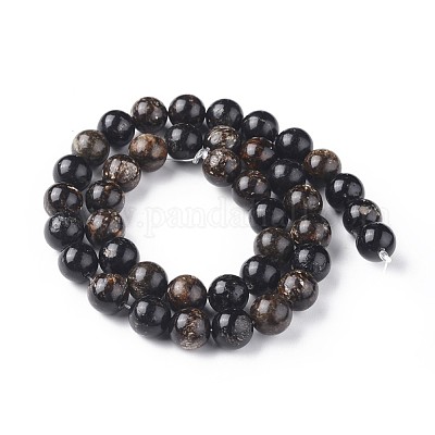 Природного биотита нитей бисера&nbsp;G-L528-06B-1