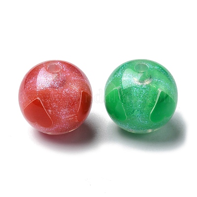 Perles en acrylique transparente&nbsp;OACR-R258-01-1