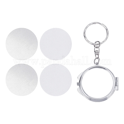 Round Mirror Keychain