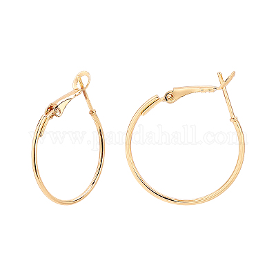 Wholesale BENECREAT 30 PCS 18K Gold Plated Teardrop Shape Beading Hoop  Earrings for Valentine's Day 