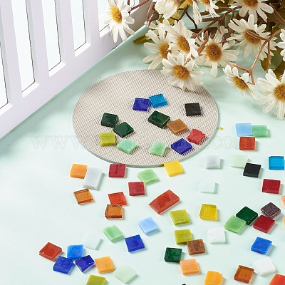 Tessere di mosaico cabochon di vetro all'ingrosso 