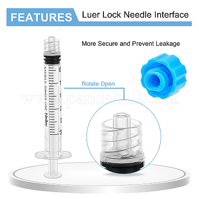 N Medical Sterile Syringe Luer Lock Fit (No Needle) - Custom Size