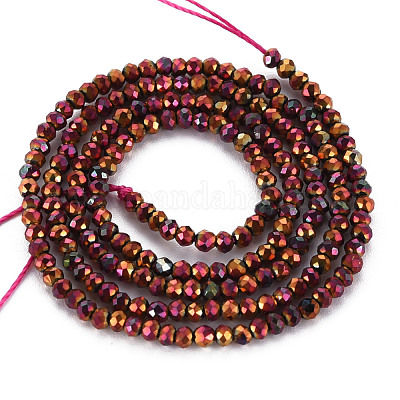 Гальванические стеклянные бусины&nbsp;EGLA-S174-23D-05-1