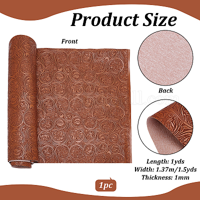 Blumenmuster PVC-Lederstoff&nbsp;DIY-NB0015-59B-1