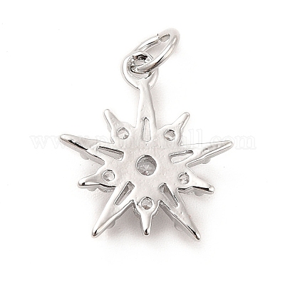 Стойки обшивки латунь микро проложить Циркон подвеску KK-K270-18P-1