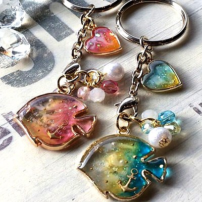 Resin deals bezel pendants