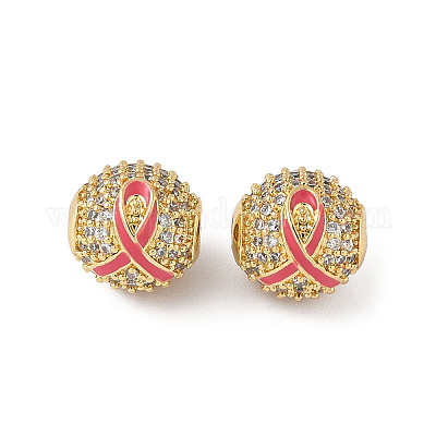 Латунные микро проложить кубического циркония бусы&nbsp;LS-KK-K368-64G-1