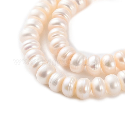 Нити из натурального культивированного пресноводного жемчуга PEAR-I007-02A-01-1