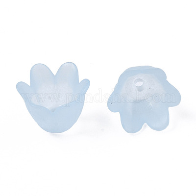 Transparentes bouchons acrylique de perles&nbsp;FACR-N005-002D-1