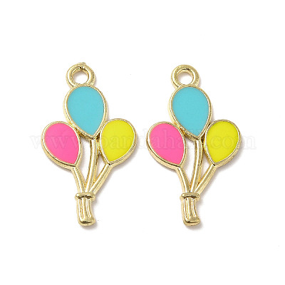 Pendentifs d'émail en alliage&nbsp;ENAM-B050-10G-05-1