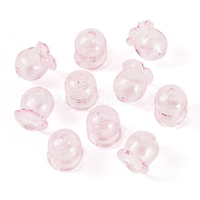 10 шт. стеклянные колпачки для изготовления колокольчиков GLAA-BY0001-05E-1