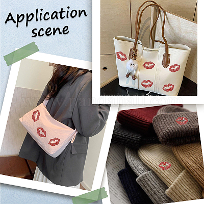 Стразы из смолы для губ hotfix (клей-расплав на обратной стороне)&nbsp;DIY-WH20013-44-1