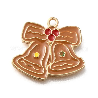 Noël alliage thème pendentifs émail&nbsp;ENAM-Q509-01KCG-12-1