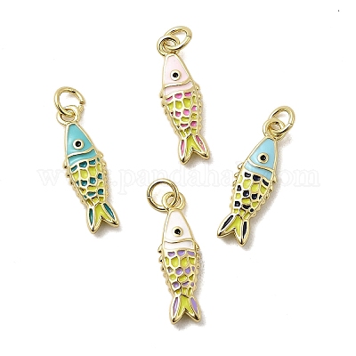 Латунь эмаль подвески&nbsp;KK-A266-39G-1