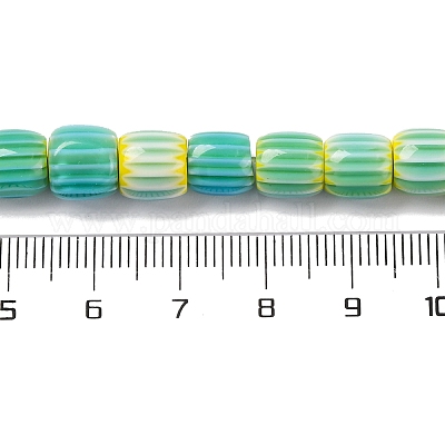 Бусы лэмпворк ручной работы LAMP-K041-01B-23-1