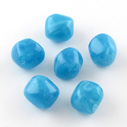 Bicone Imitation Gemstone Acrylic Beads OACR-R024-12-1