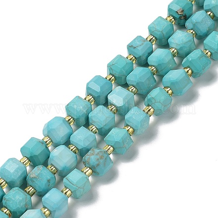 Chapelets de perles en howlite naturelle G-E604-C01-1