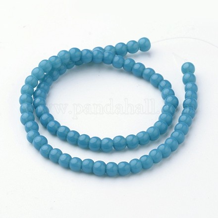 Chapelets de perles en verre GLAA-D080-4mm-07-1