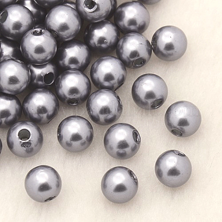 Perles acryliques de perles d'imitation PL610-09-1