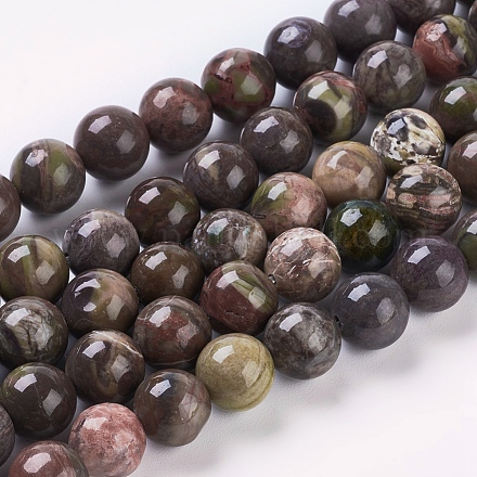 Chapelets de perles en pierre gemme naturelle G-D062-8mm-1-1