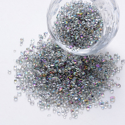 Perles en verre peintes à patisserie MRMJ-Q099-01A-02-1