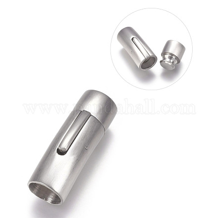 304 Stainless Steel Bayonet Clasps STAS-A035A-9MP-1