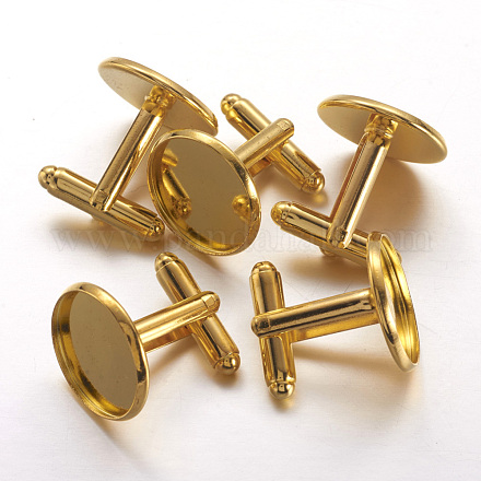 Brass Cufflinks KK-E464-G-1