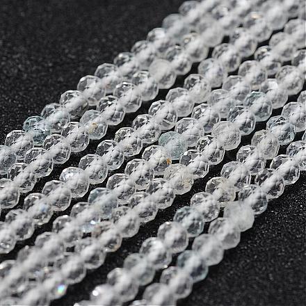 Brins de perle de cristal de topaze naturelle G-G663-07-3mm-1