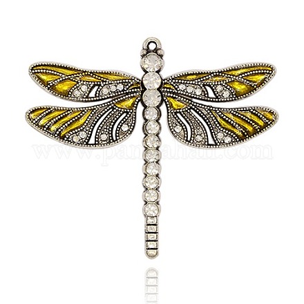 Vintage Dragonfly Pendant Necklace Findings ENAM-M001-16A-1