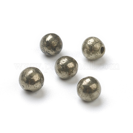 Natürliche Pyrit Perlen G-H267-03A-1
