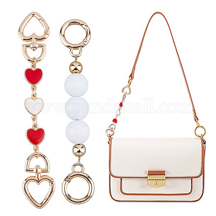 Bag Chain Strap, Metal Chain And Leather Shoulder Strap For Crossbody Bag,  Clutch Bag Accessory